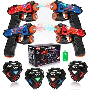 VATOS Laser Tag Guns Set, 4 Pack
