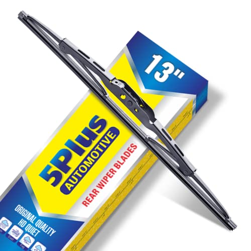 Image of 5 PLUS 13 Inch Rear Wiper Blade Replacement for Chevrolet Suburban Tahoe 2020-2015 /Honda CR-V 2016-2012 /GMC Yukon 2020-2015 /Ford Explorer 2010-2006 BACK Windshield Wiper Fit J-Hook Type Wiper Arms