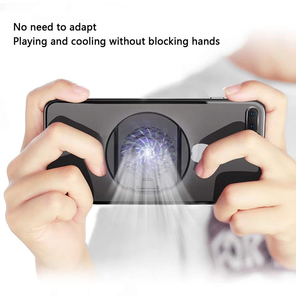 8KLANMMQ Tragbarer Universal-Handy-Kühlkörper-Rack-Halterung, Multifunktions-Gamepad-Kühler