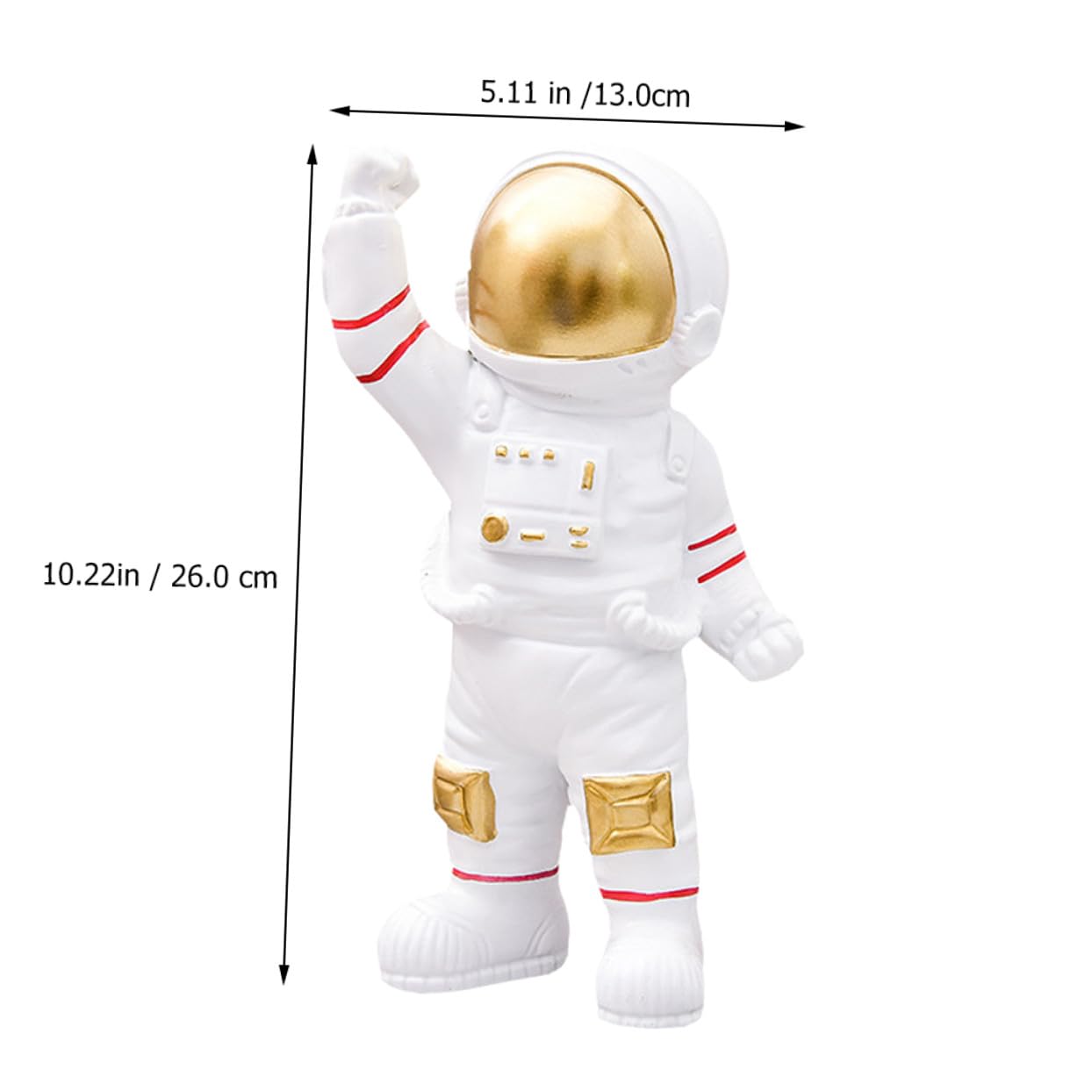 Kreatives Ornament Weihnachten Party Astronauten Dekoration aus Kunstharz