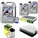 Produktbild QR-PARTS 69338100 Filter Set Inspektionspaket 7 Liter Liqui Moly Motoröl Top Tec 4600 5W-30 MANN-FILTER Innenraumfilter Luftfilter Ölfilter