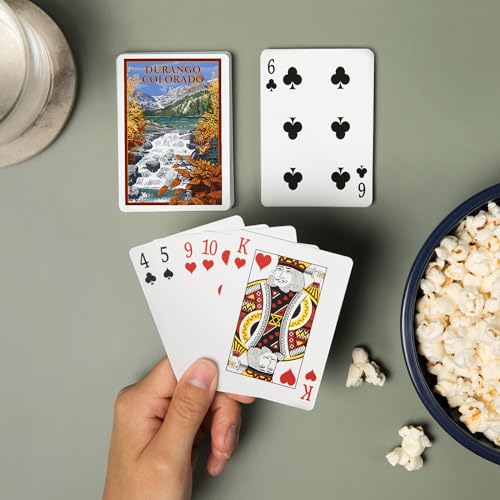 Baraja de Póker Durango Colorado, 52 Cartas Tamaño Poker miniatura 2