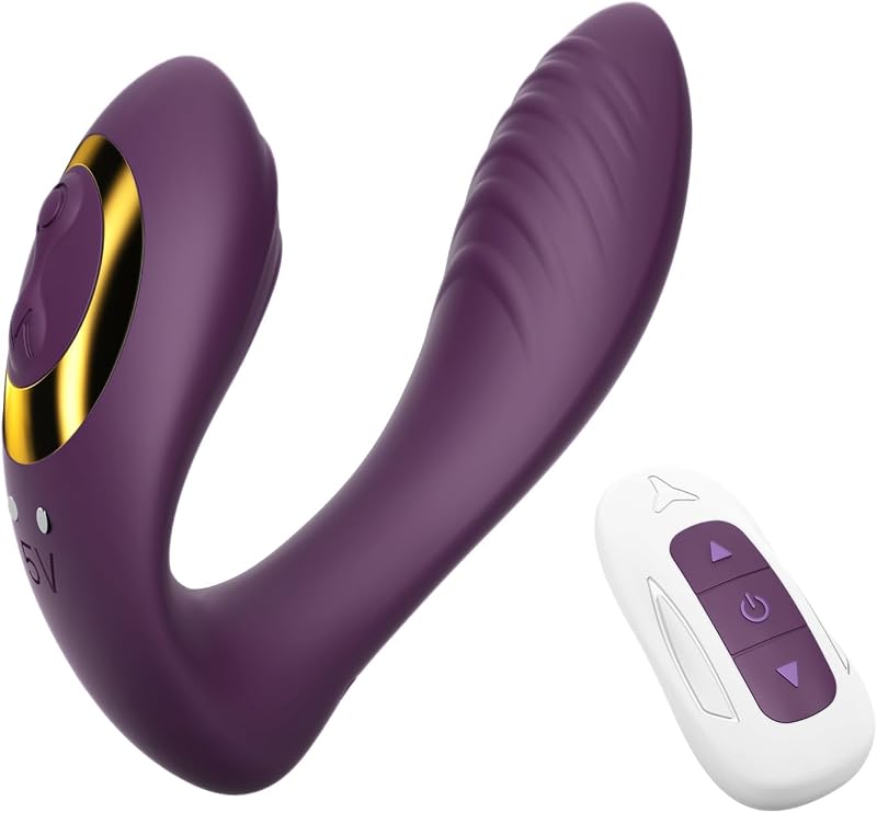 Tracy's Dog Wearable Clitoral G-Spot Vibrator, Adult Sex Toys for Women | Flexible panty vibrator with remote control, 10 vibrations, powerful quiet stimulator for solo & couples play, erotic massage