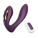 Tracy's Dog Wearable Clitoral G Spot Vibrator, Remote Control Adult Sex Toys for Women Couple, Powerful Quiet Panty Vibrators, Flexible Vibrating Adult Toy Stimulator with 10 Vibration