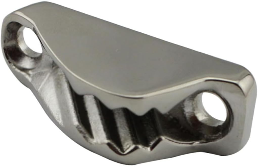 BESPORTBLE Stainless Steel Cleat for Use Sailboat Rope Holder Design for Tensioning Yacht Ropes Buffer Piercing Device for Smooth Sailing