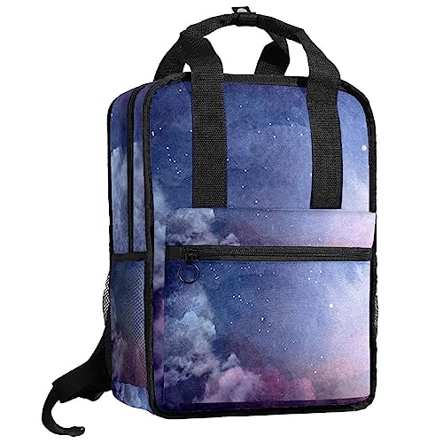Sac à dos garçon galaxie réglable résistant pour soulager le dos
