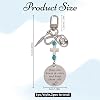 2Styles Juego de 2 dijes de silla y brida para caballo, tema tibetano, colgantes de aleación, bendice a este jinete para mantenerlo a salvo, accesorios para caballos, regalos para mujeres, llavero para accesorios de pasatiempos ecuestres 3
