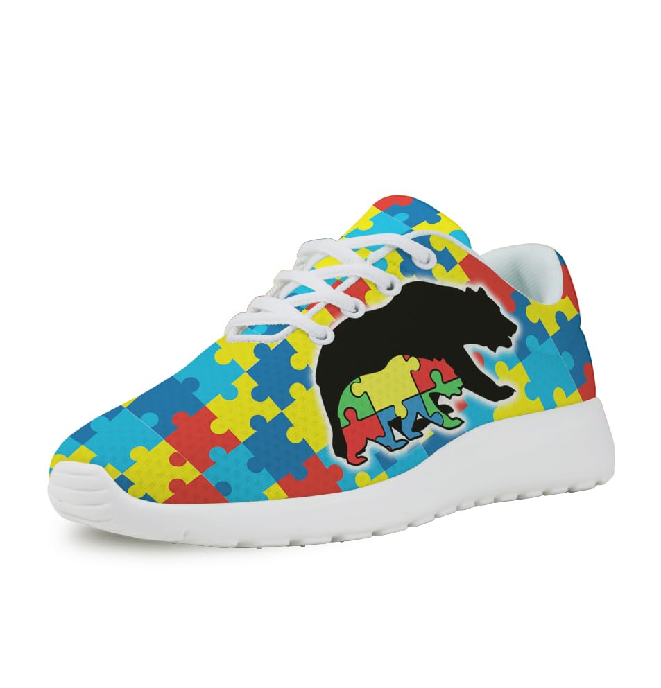 Autism Shoes for Women Men Trail Running Casual Fashion Sneakers Slip-on Tennis Shoes