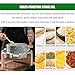 SUZEPER Stone Grain Mill,Hand Grain Mill Stone Grinder, Wet Dry Cereal Bluestone Mill for Home Kitchen, Food Wheat Berry Rice Mill, Bean Seed Spice Herb Powder Pulverizer(30x35cm(12x14inch), A)