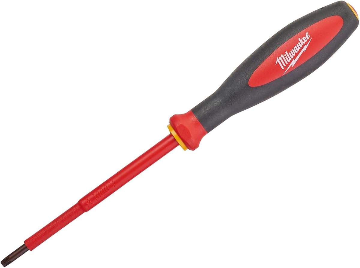 Milwaukee 932464052 VDE TORX Screwdriver TX20 x 100mm, Red