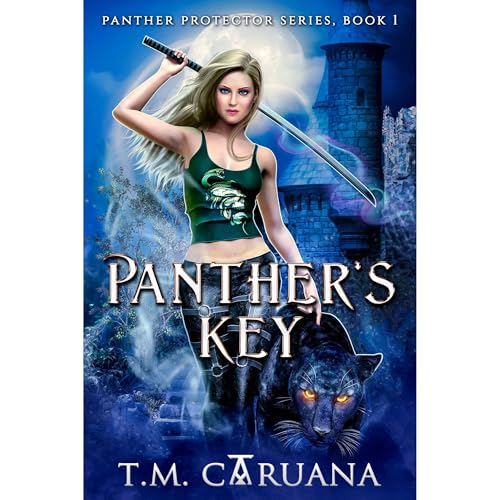 Panther's Key Audiolibro Por T.M. Caruana arte de portada