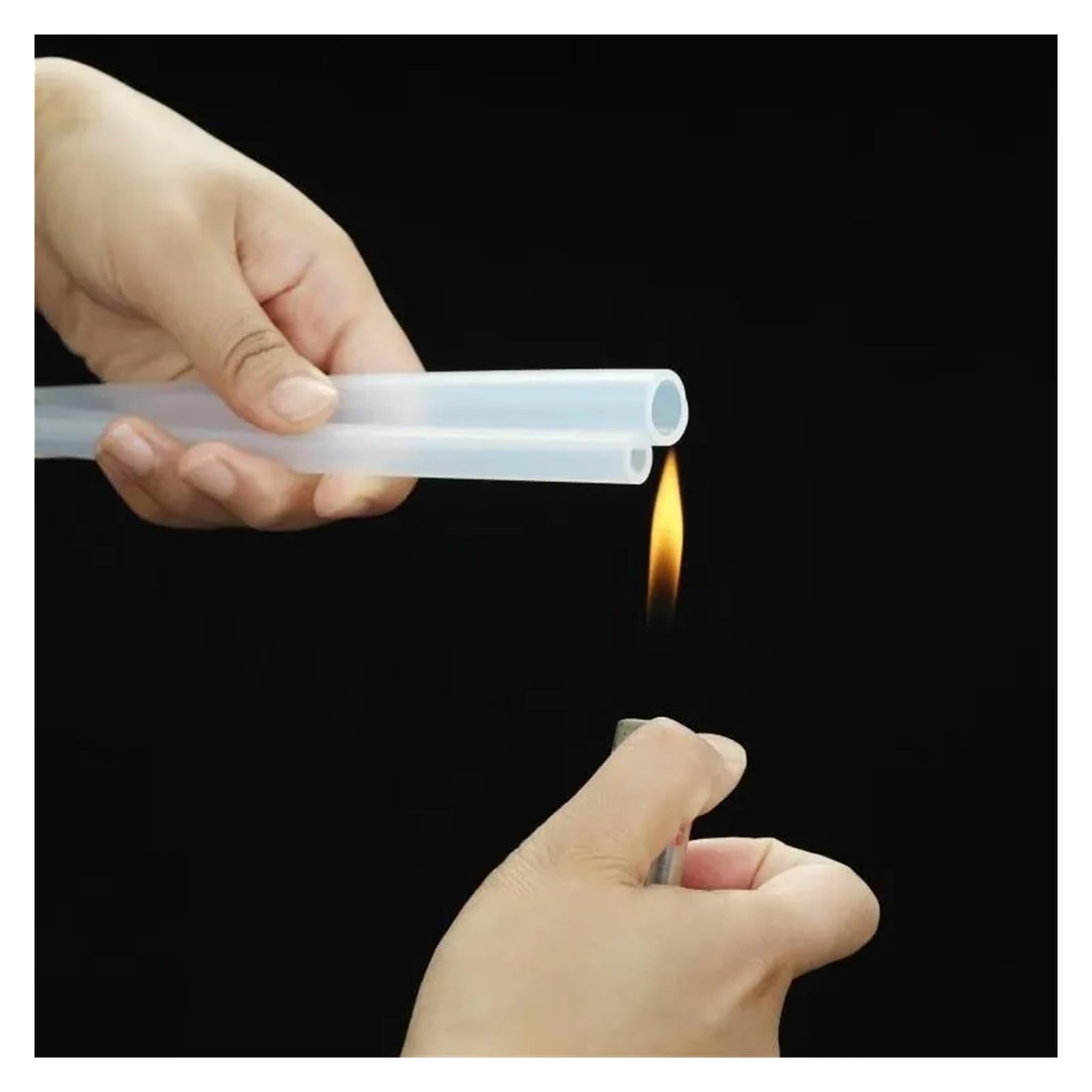 Tubo De Goma Silicona 1-100M Manguera Agua Transparente Bomba Acuario Flexible(3 Meter,ID 6mm X OD 10mm)