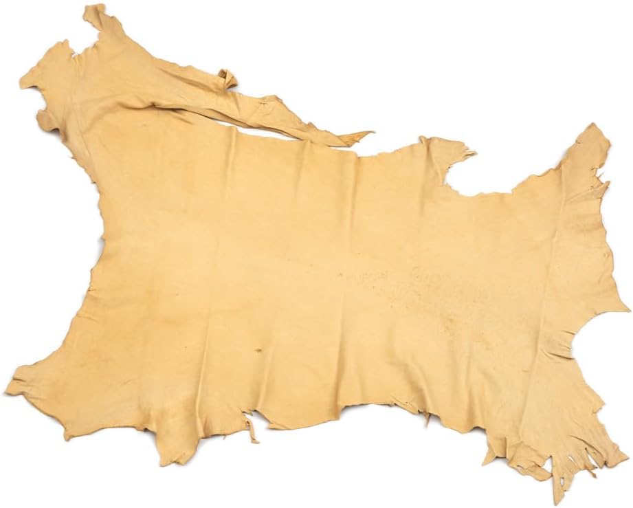 A Grade Deerskin Large Leather Hides - 2-3 oz (10-12 SqFt, Smoke)