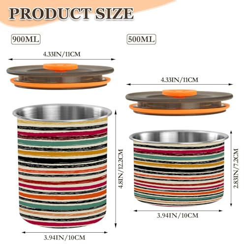 Envase hermético para café 30 oz acero inoxidable miniatura 2