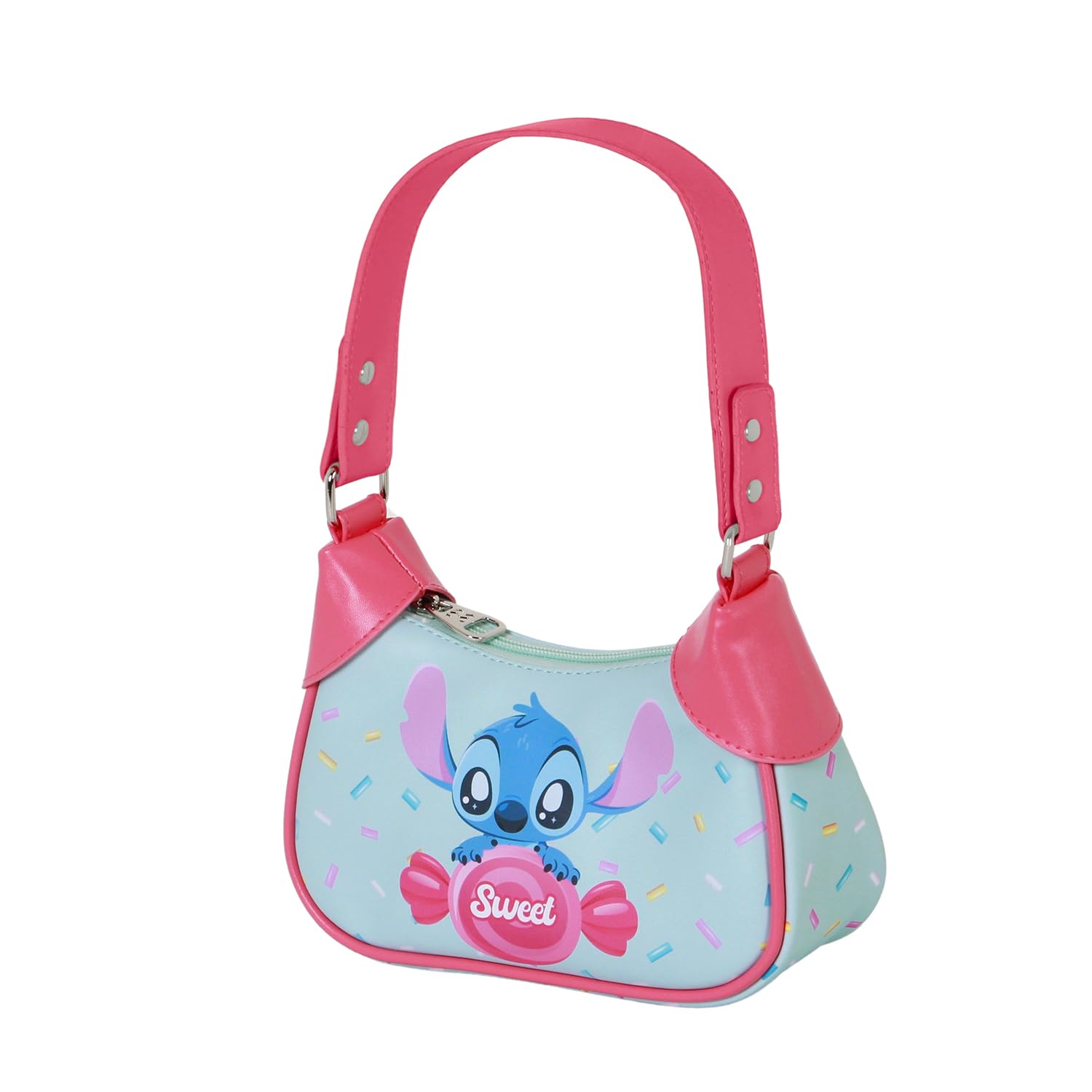 Disney Lilo and Stitch Candy-Fancy Casual Bag, Blue, 21.5 x 14.5 cm
