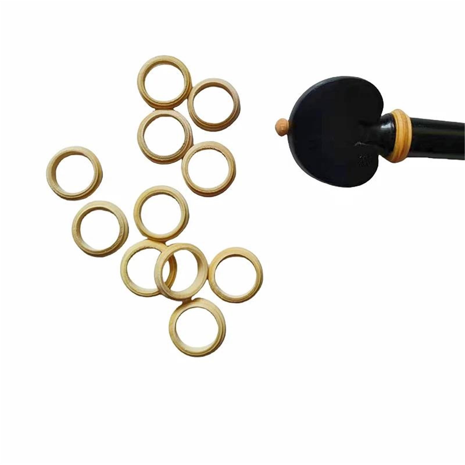 Akcesoria Do Skrzypiec Dla Początkujących Pierścienie Do Strojenia Skrzypiec Z Bukszpanu Pełnowymiarowe Akcesoria(100pcs violin)
