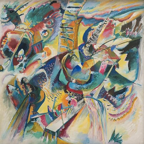 Art Mural Improvisation Klamm de Wassily Kandinsky Poster Moderne 60x90