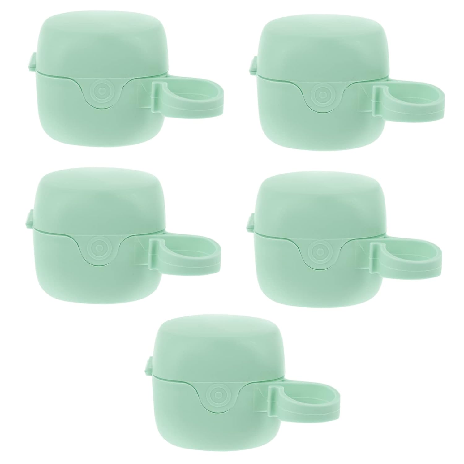 10pcs Pacifiers Case Compact Travel Box Safe Easy to Use Holder Case Clip for Newborns