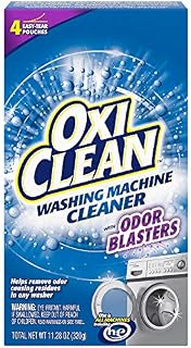 OxiClean Washing Machine Cleaner with Odor Blasters, 4 Count