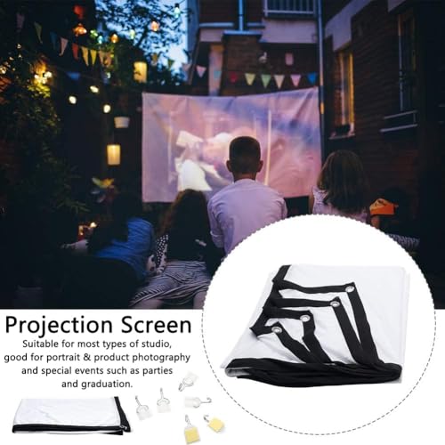 Pantalla portátil plegable para proyector 150 pulgadas 16:9 miniatura 5