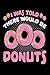 Produktbild I Was Told There Would Be Donuts: Sarcastic Journal - 6"x 9" 120 Blank Lined Pages Joke Diary - Funny Sayings Notebook - Great Gifts For Coworkers Employees And Staff Members Employee Appreciation