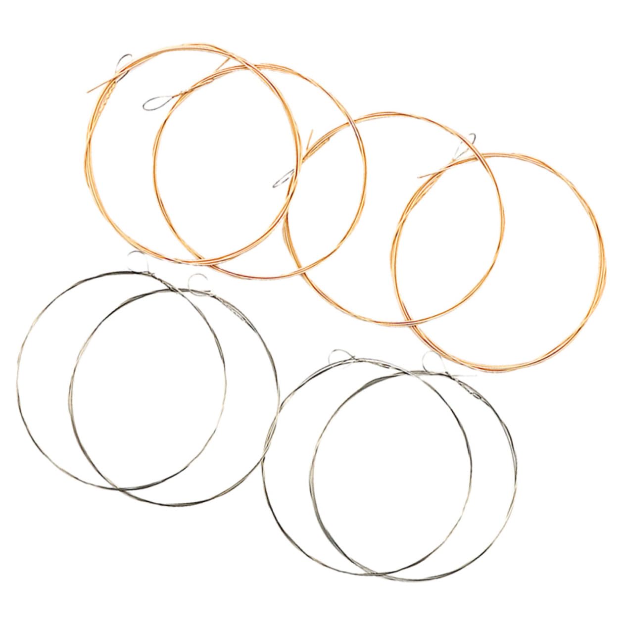 SUPVOX 24pezzi Corde Professionali Per Mandolino Da Acciaio Tensione Standard Per Suoni Eccezionali e Maggiore Sustain Facili Da Sostituire e Utilizzare Accessori Per Musicisti e