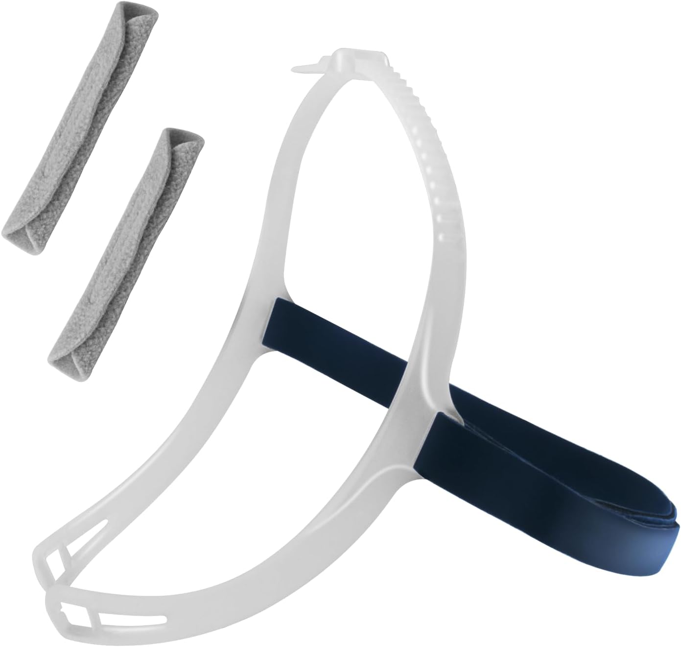 Headgear with Frame Replacement for ResMed Swift FX Nasal Pillows Mask, Comfortable CPAP Mask Head Strap Including Adjustable Silicone Frame & Back Headgear & 2 Strap Wraps