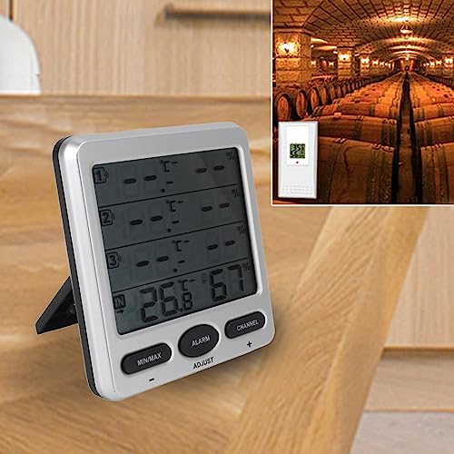 Raumhygrometer-Thermometer, Hochpräziser Tragbarer Temperatur-Feuchtigkeitsmonitor, Einfach zu Verwenden für Babyzimmer – Bild 3