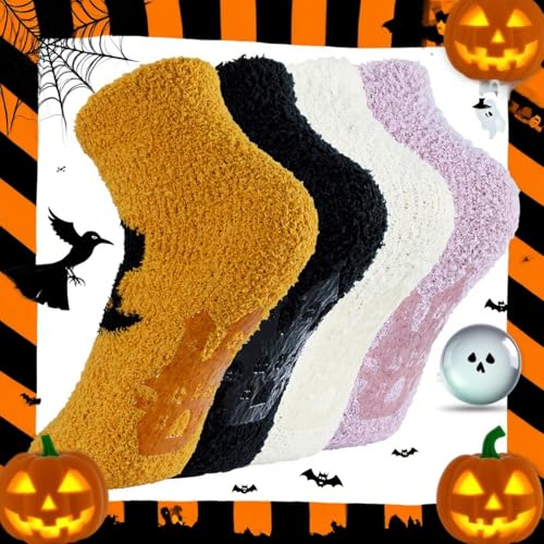 Image of Zando Women's Soft Fuzzy Socks - Thick, Warm, Fluffy, Comfy Home Sleeping Socks