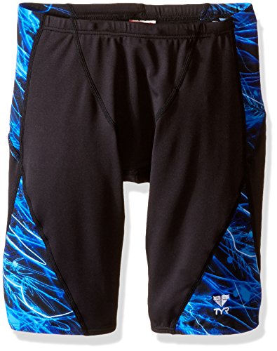 TYR Sport Boys' Alliance Durafast Splice Racer Swim Suit