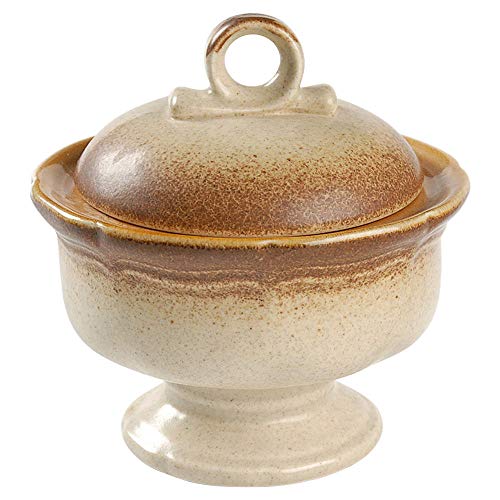 Vintage Mikasa Whole Wheat Sugar Bowl and Lid E8000 Japan