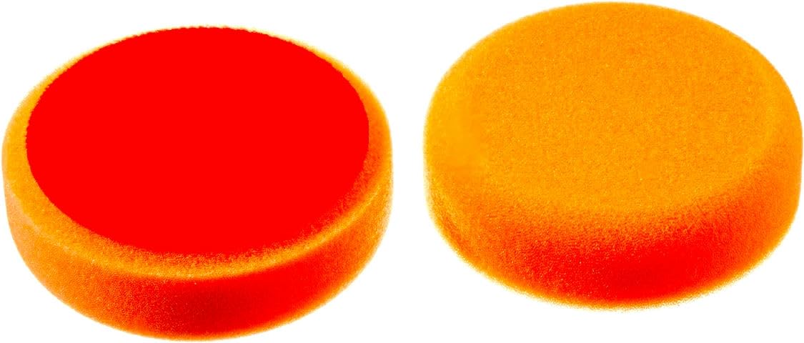 ALCLEAR Set di 2 dischetti di finitura anti ologrammi per un sistema disco Ã˜ 80x25 mm, arancione