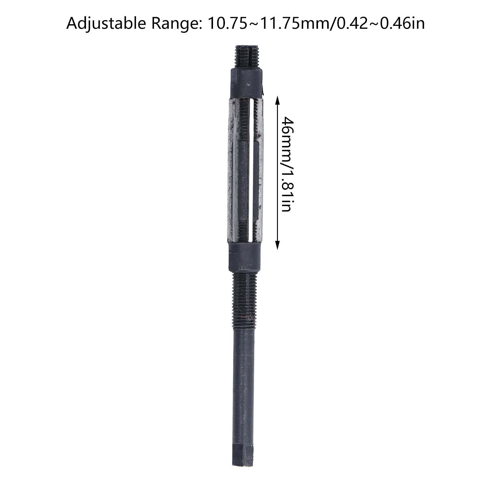 5 szt. regulowany rozwiertak ręczny, 10,75-11,75 mm, 9 SiCr, proste flety, narzędzie do frezowania, metryczne wiertła do metalu, zestaw do stali, miedzi