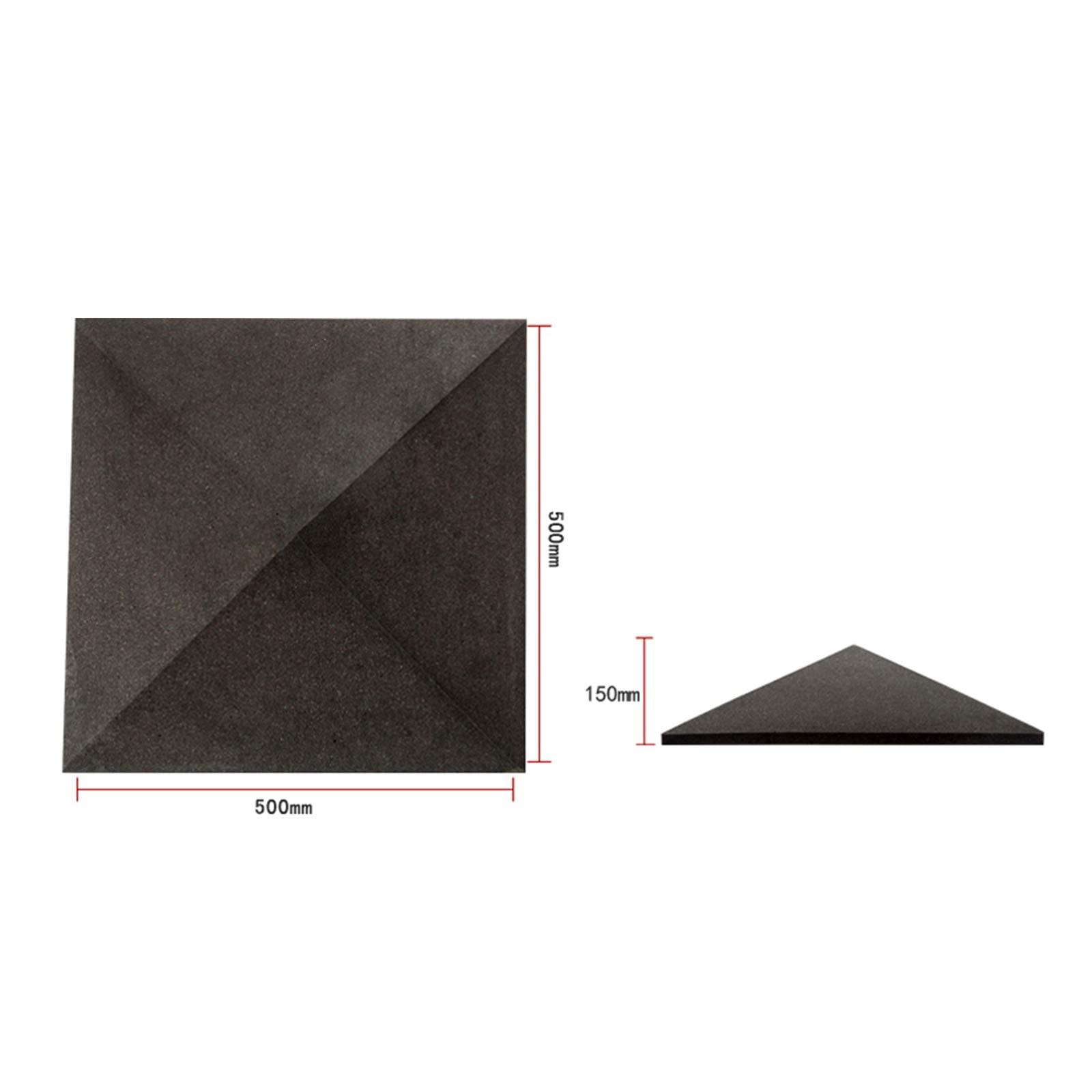 NEECS Piramide Cotone fonoassorbente, Acoustic Home Studio Trattamento insonorizzato Accessori Piastrelle per Pannelli a Parete in Schiuma 505015CM