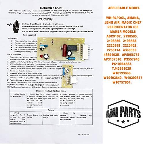 jenn air refrigerator ice maker parts