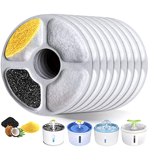 9 Pack Cat Water Fountain Replacement Filters For 8.51 The Savings