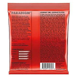 Ernie Ball Skinny Top Heavy Bottom Slinky Paradigm Cordes pour guitare électrique à 7 cordes, calibre 10-62 – Image 2