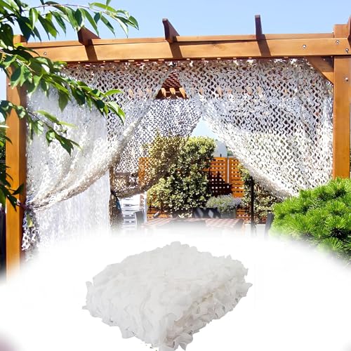 Persianas De Red De Camuflaje, Redes De Protección Solar Exterior Tela De Sombra Para Pantalla De Privacidad Jardín Ocio Camping Fiesta Bar Caza Decoración Vela De Sombra 3x4 2x6(4.0*5.0m/13.1*16.4FT)