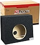 Bbox Single Sealed 12 Inch Wedge Shaped Subwoofer Enclosure - Universal Wedge Truck Enclosure - Premium Subwoofer Box Improves Audio Quality, Sound & Bass - Red & Black Spring Terminals