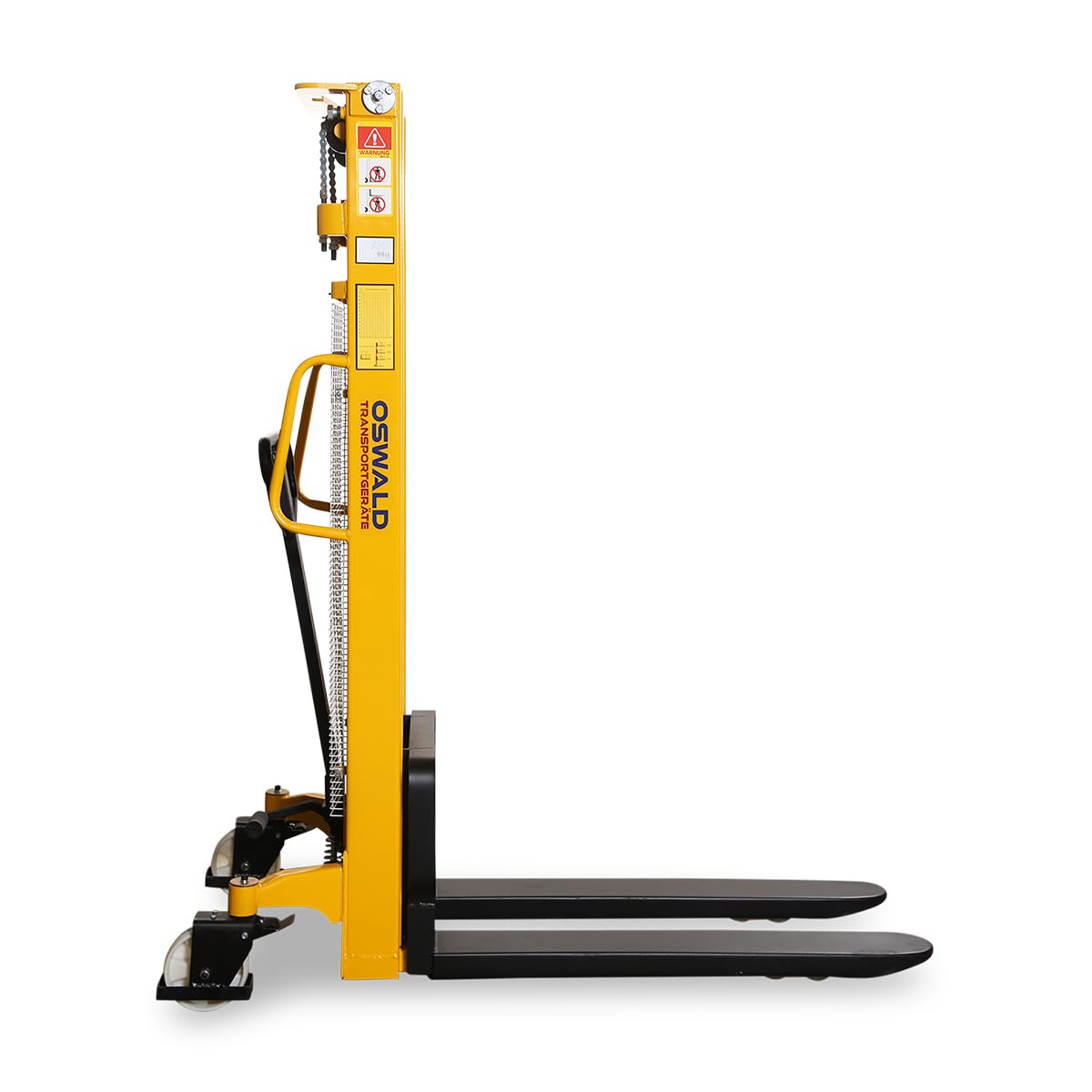 Hochhubwagen mit 1 t Tragkraft, Duplexmast, 2.500 mm Hubhöhe – manuell