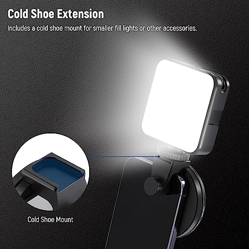 Image of NEEWER CPL Filter for Phone, 67mm Camera Lens Polarizing Filter with Metal Cold Shoe Phone Clip - Compatible with iPhone 14 /13 /12 Pro Max & Samsung Galaxy, FL-27