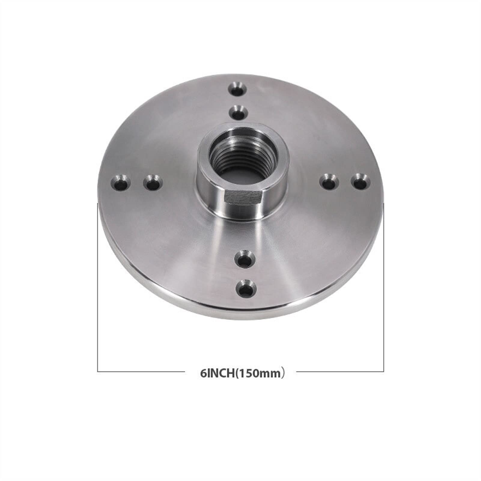 Panel De Mandril De Torno for Carpintería, 1Incn X8TPI, Placa Frontal De Brida, Mandril De Torno De Accesorios(150mm (1-8TPI))