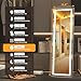 Hasipu 140x40cm Standspiegel mit LED Beleuchtung, Ganzkörperspiegel mit Licht, 3 Lichtmodi & Dimmbare Helligkeit, LED-Spiegel mit Ständer, Wandspiegel für Schlafzimmer, Wohnzimmer, Flur
