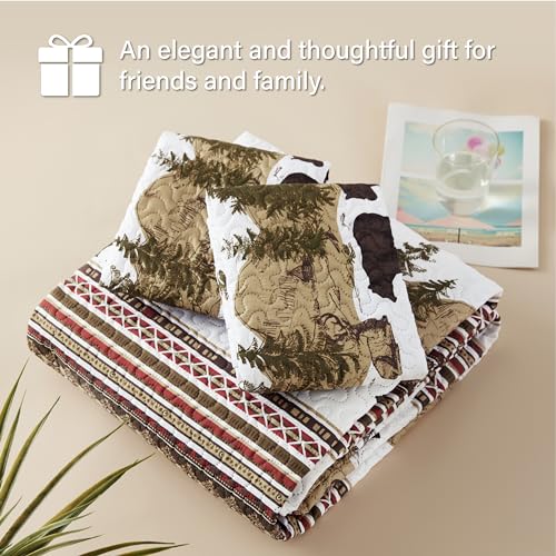 Ppolca Christmas Cabin Quilt Sets Queen thumb #6