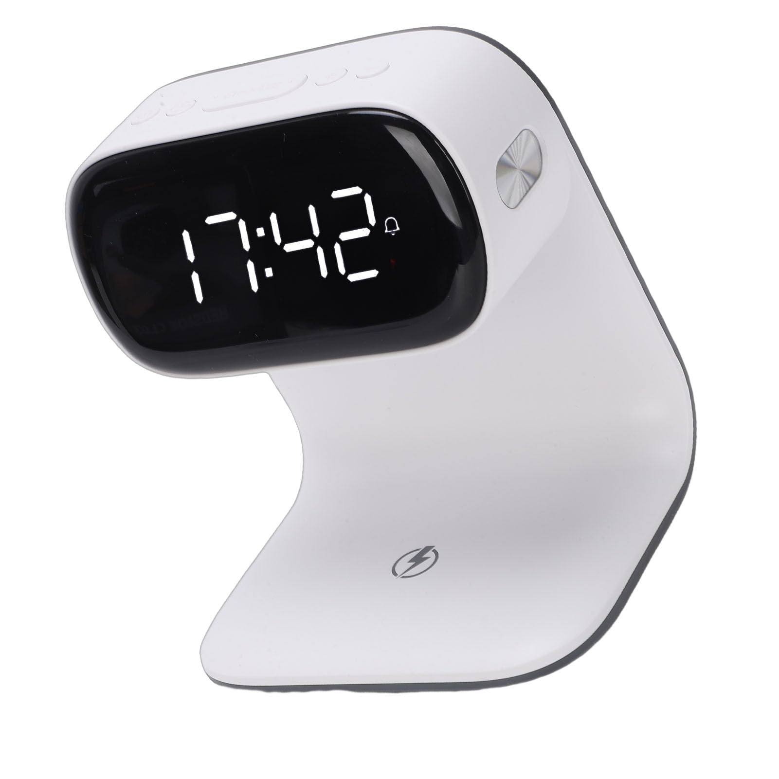 Sveglia Intelligente, Stazione di Ricarica Rapida Wireless con Luce Notturna Touch da 15 W, Orologio Digitale per Camera da Letto, Soggiorno