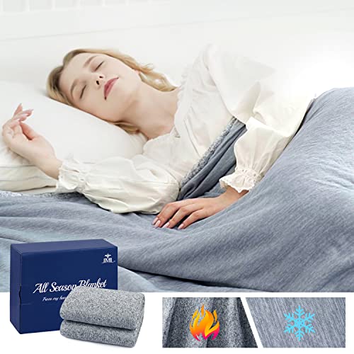 JML Cooling Blanket, QuadChill Technology w/NanoKool Fabric Enables Optimal Cooling Effect. Soft & Breathable Micro-Knitting Reversible Side, 0.4+QMax, 0 RET Keeps Baby & Hot Sleepers Cool & Dry