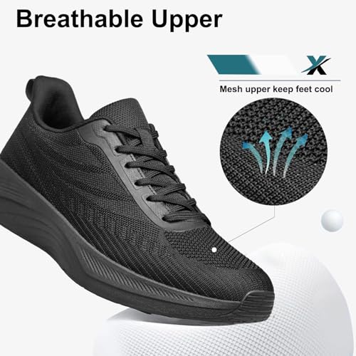 BQQ Men's Walking Shoes Slip on Comfortable Lightweight Running Shoes Athletic Gym Workout Cross Training Sneakers2