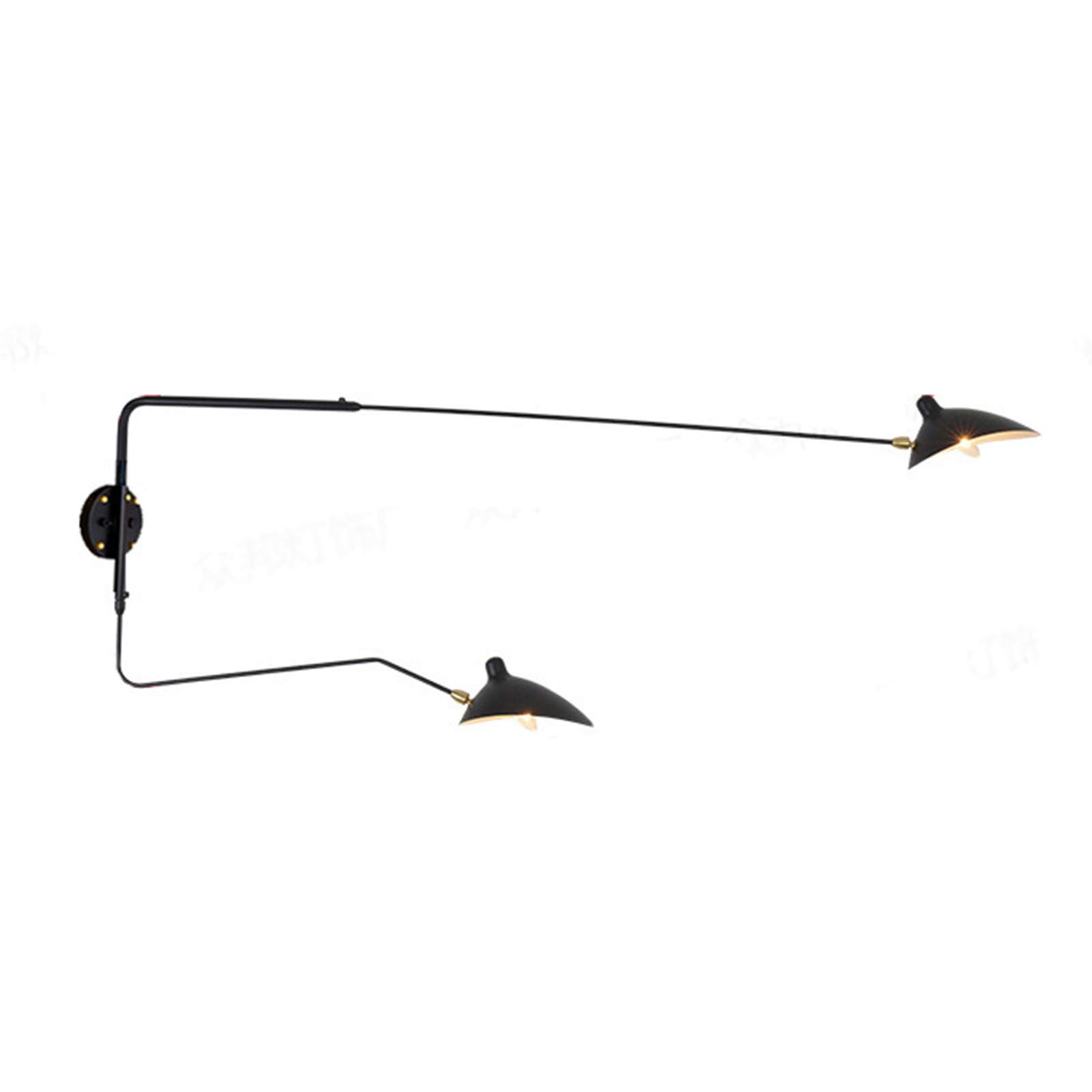 Applique Murale LED Avec Interrupteur 2 Spots En Verre (applique Murale