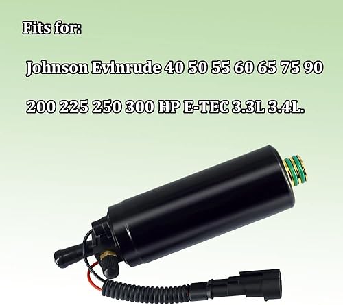 Miniatura 2 de Bomba de combustible eléctrica marina fuera de borda para Johnson Evinrude 40 50 55 60 65 75 90 200 225 250 300 HP E-TEC 3.3L 3.4L 5006063 5009033