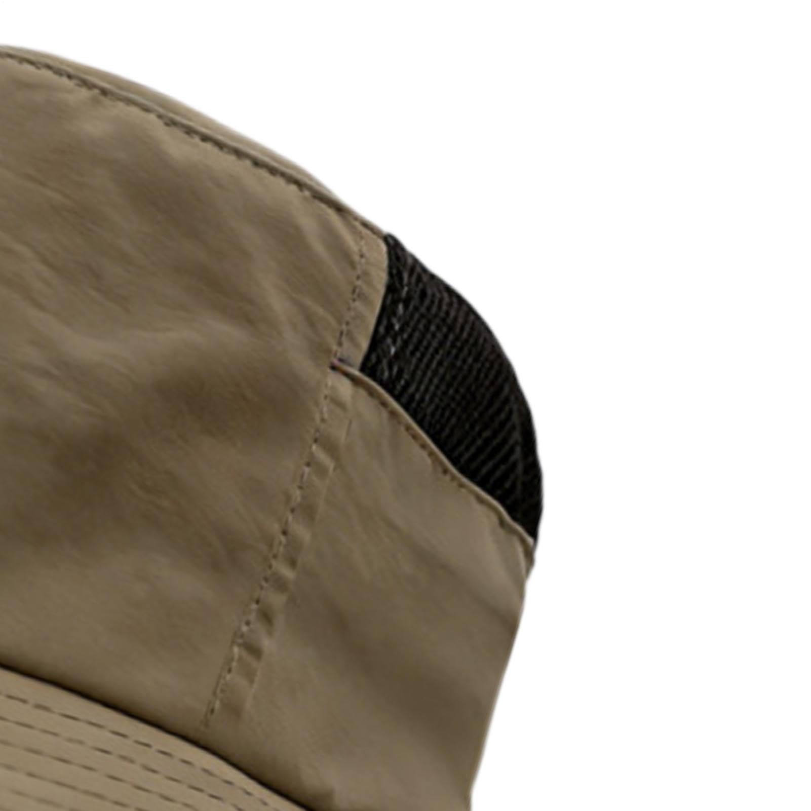 Chapeau Casque Protection Anti-UV À Large Bord Réglable Et Coupe-Vent